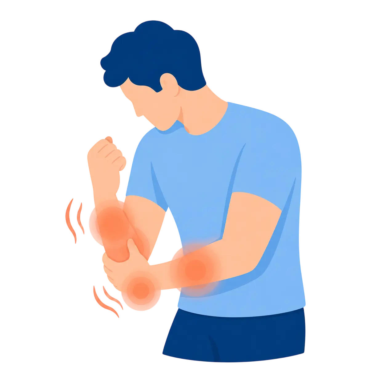 Ícono de tendinitis recurrente